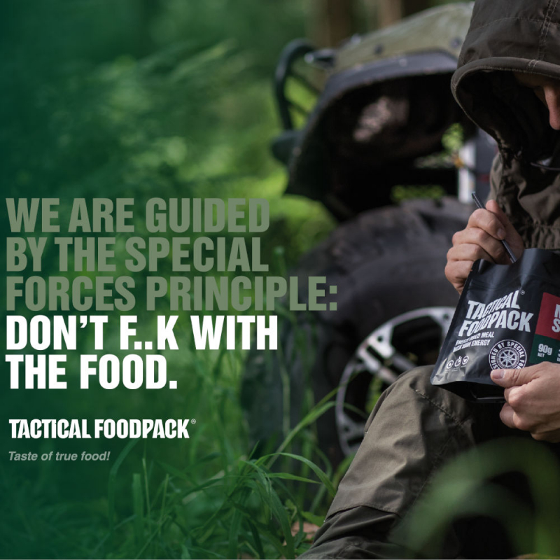 Tactical Foodpack - Haferflockenbrei mit Äpfeln (Frühstück)