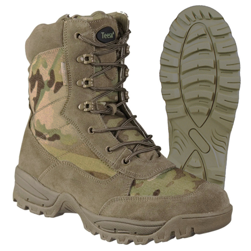 Teesar Tactical Boots Zipper – Multicam