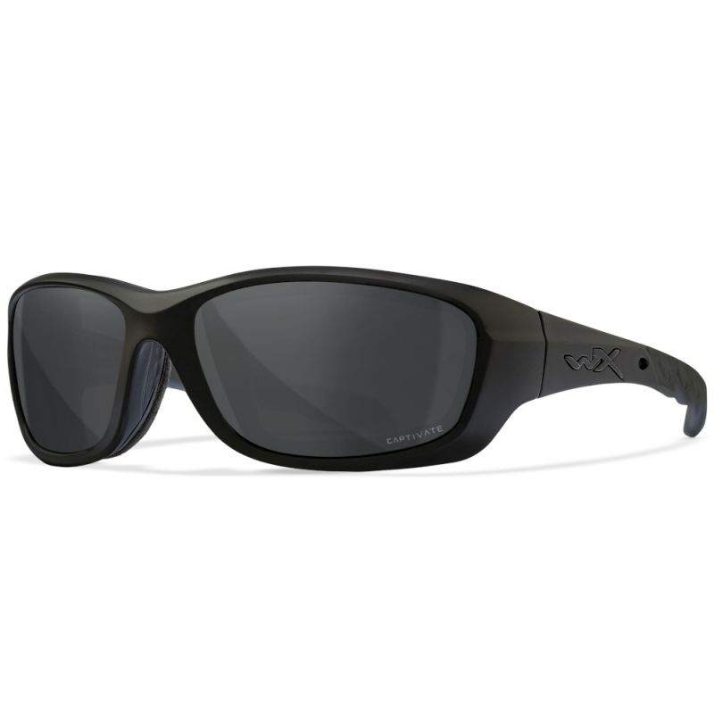 Wiley X - WX Gravity Captivate Polarized Grey Matte Black Frame Sonnenbrille