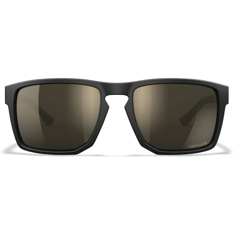 Wiley X Founder Captivate - Tungsten Mirror Matte Black-Tan