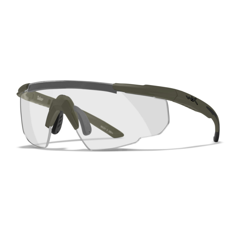 Wiley X - WX Saber Advanced Smoke/Clear/Rust OD Green Frame Sonnenbrille