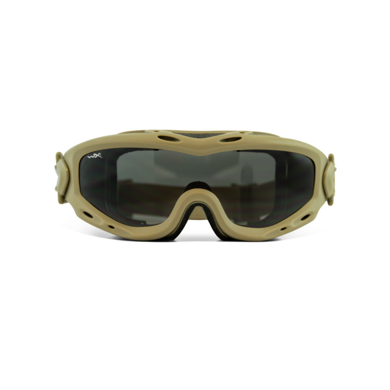 Wiley X - Spear Smoke Grey/Clear  Matte Tan Frame Googles