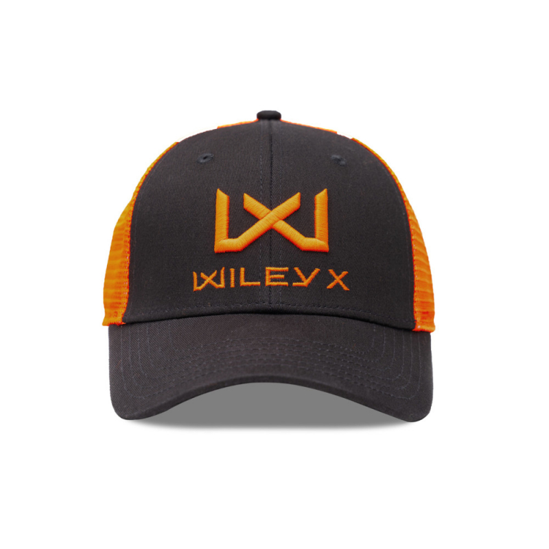 Wiley X Trucker Cap - Dark Grey-Orange