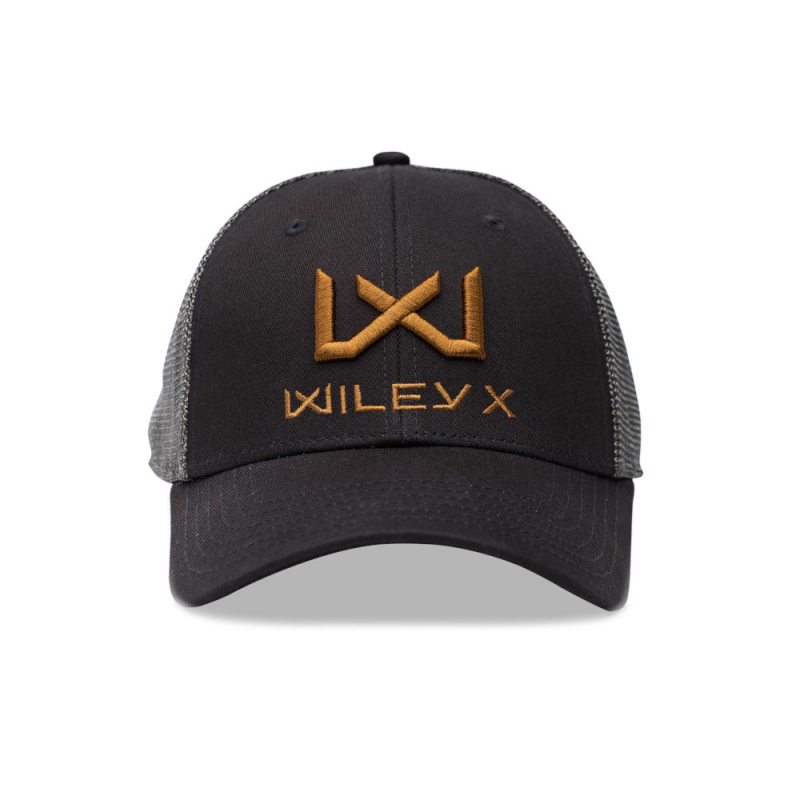 Wiley X Trucker Cap - Dark Grey-Tan