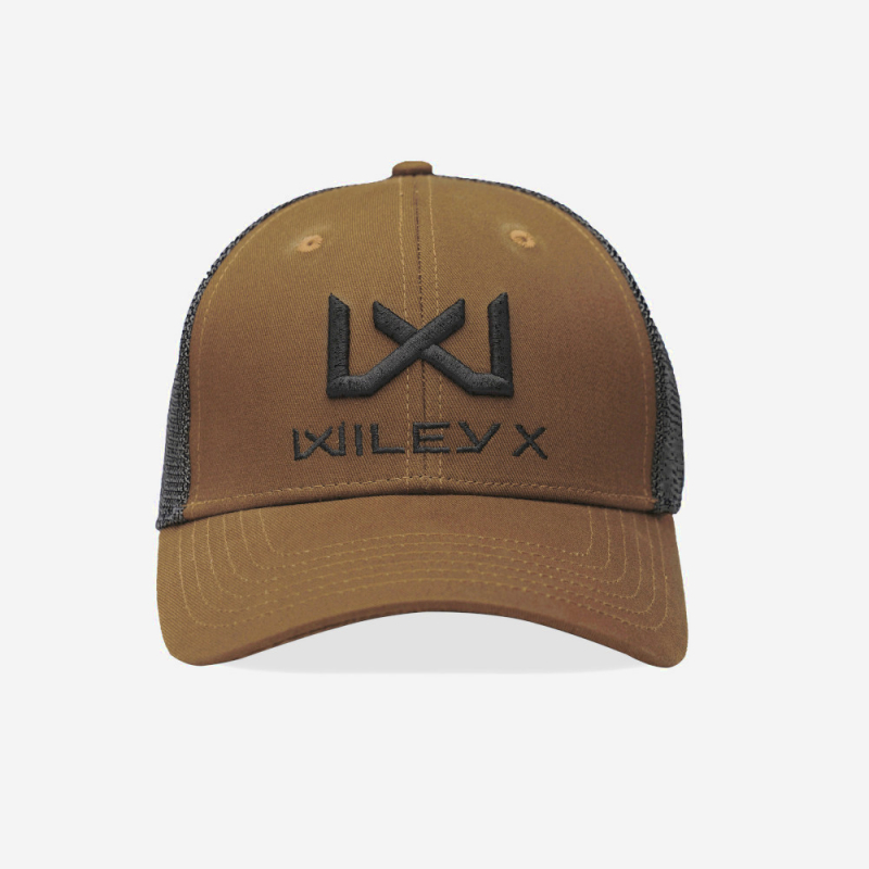 Wiley X Trucker Cap - Tan-Grey Grey