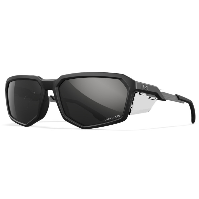 Wiley X Recon Captivate - Grey Black Ops Matte Black Frame