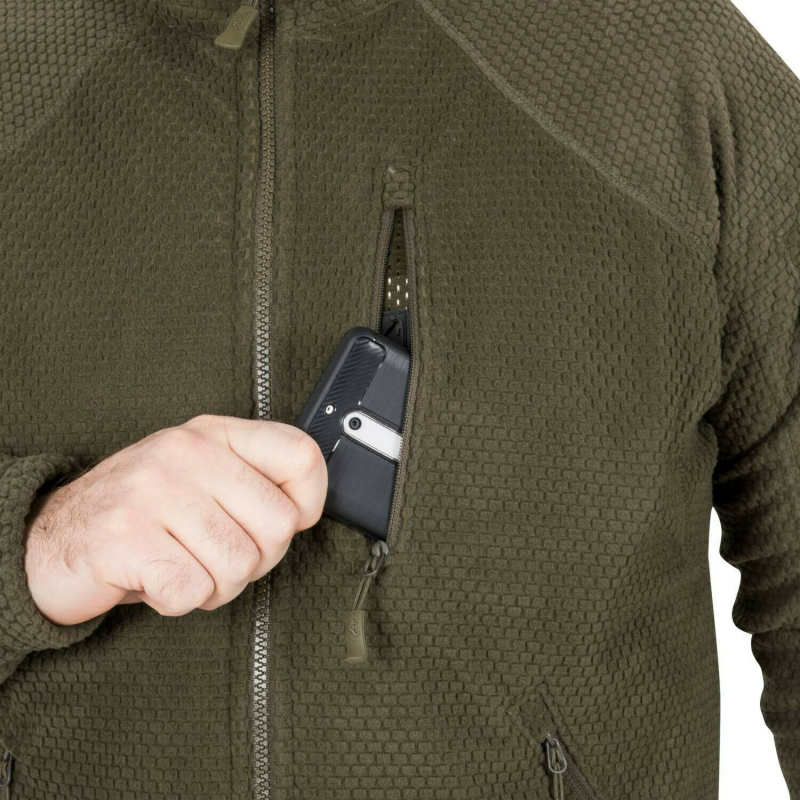 Helikon-Tex Alpha Tactical Jacket Grid Fleece - Coyote