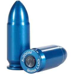 A-Zoom Dummy Rounds 9mm Luger 10 Pack - Blue