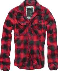 Brandit Check Shirt Flannel Red-Black