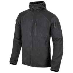 Helikon-Tex Alpha Hoodie Jacket Grid Fleece - Black