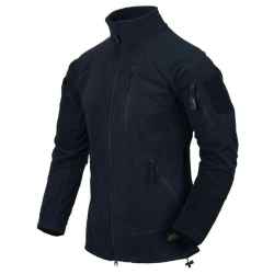 Helikon-Tex Alpha Tactical Jacket Grid Fleece - Navy Blue