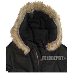 Mil-Tec US Shell M51 Parka Fur Hood - Black