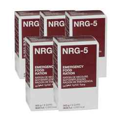 NRG-5 Emergency Food Ration - 5 x 500 g each (9 Bars)